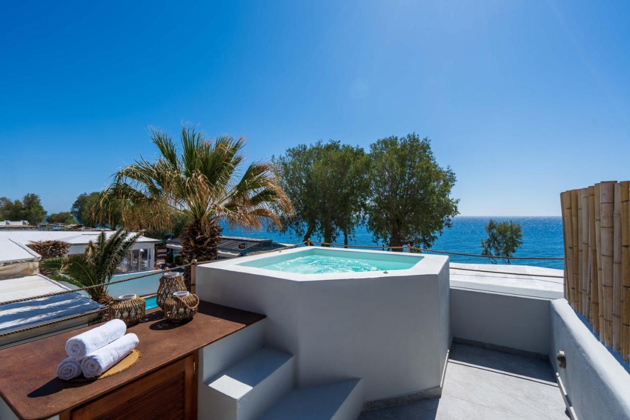 Elixir Del Mar On The Beach Kamari  Bagian luar foto
