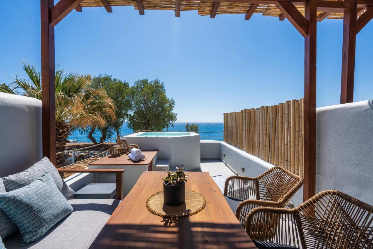 Elixir Del Mar On The Beach Kamari  Bagian luar foto